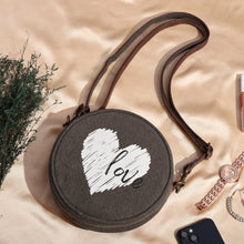 Load image into Gallery viewer, LOVE ROUND CROSSBODY, M-1829 (ORIGINAL LEATHER)