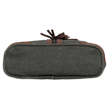 Load image into Gallery viewer, Two In One Black Grey Canvas, M-1804 (ORIGINAL LEATHER)