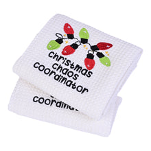 Load image into Gallery viewer, CHRISTMAS CHAOS DISHTOWEL- Set Of 2, MH-307