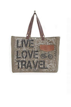 Load image into Gallery viewer, Live Love Travel Travel Weekender, M-3725
