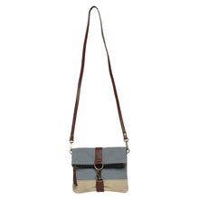 Load image into Gallery viewer, Finley Dusty Blue Crossbody, M-1813 (ORIGINAL LEATHER)
