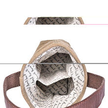 Load image into Gallery viewer, Santa's lil helper Up-Cycled Canvas Double Wine Bag M-6547
