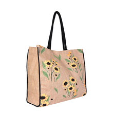 Load image into Gallery viewer, SUNNY DAY BURLAP TOTE Burlap Tote Bag B-552

