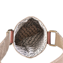 Load image into Gallery viewer, GOOD TIMES FLOW Up-Cycled Canvas Wine Bag M-6554
