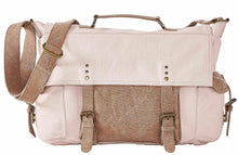 Load image into Gallery viewer, Sebastian Up-Cycled Canvas Messenger Bag SM-210
