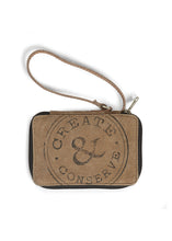 Load image into Gallery viewer, Mona B. Create &amp; Conserve Up-cycled and Re-cycled Canvas Cross-body Bag with Vegan Leather Trim
